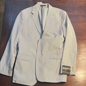 Banana Republic Blue Striped Blazer